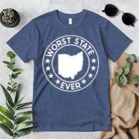 State Of Ohio Home State Lover Worst State Ever Premium T-Shirt