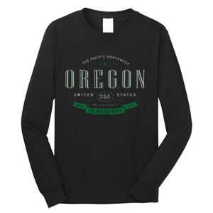 State Of Oregon Long Sleeve Shirt