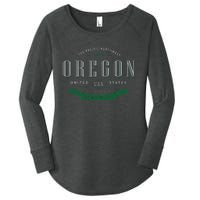 State Of Oregon Women's Perfect Tri Tunic Long Sleeve Shirt