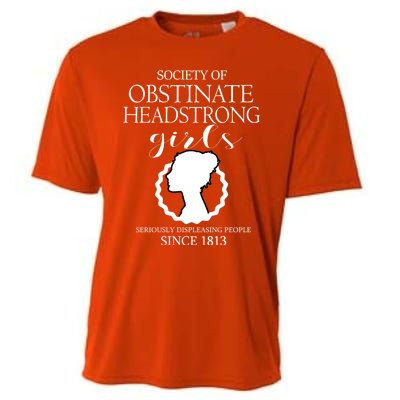 Society Of Obstinate Headstrong Jane Austen Funny Gift Cool Gift Cooling Performance Crew T-Shirt