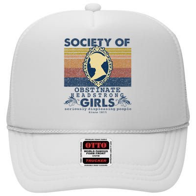 Society Of Obstinate Headstrong High Crown Mesh Back Trucker Hat