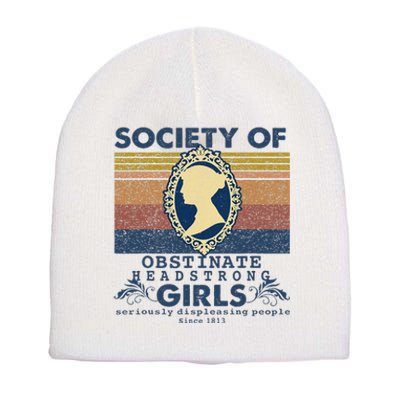 Society Of Obstinate Headstrong Short Acrylic Beanie