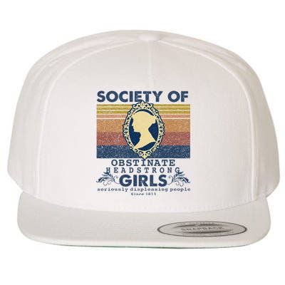 Society Of Obstinate Headstrong Wool Snapback Cap