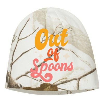 Spoonie Out Of Spoons Kati - Camo Knit Beanie