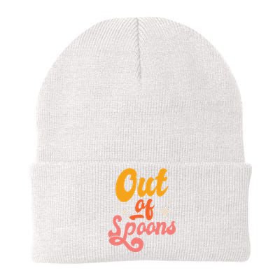 Spoonie Out Of Spoons Knit Cap Winter Beanie