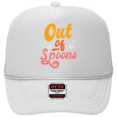 Spoonie Out Of Spoons Trucker Hat