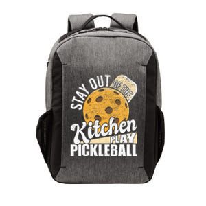 Stay Out Of The Kitchen Play Pickleball Paddleball Lover Vector Backpack