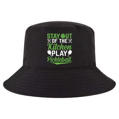 Stay Out Of The Kitchen Play Pickleball Cool Comfort Performance Bucket Hat