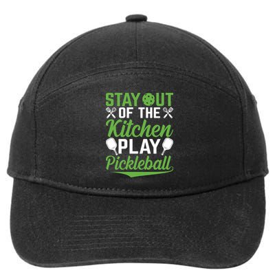 Stay Out Of The Kitchen Play Pickleball 7-Panel Snapback Hat