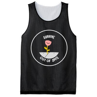 Survive Out Of Spite Mesh Reversible Basketball Jersey Tank