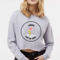 Survive Out Of Spite Cropped Pullover Crew