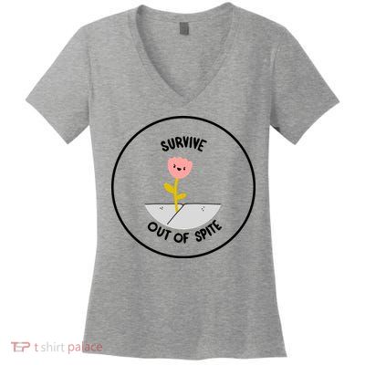 Survive Out Of Spite Women's V-Neck T-Shirt