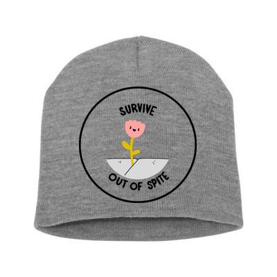Survive Out Of Spite Short Acrylic Beanie