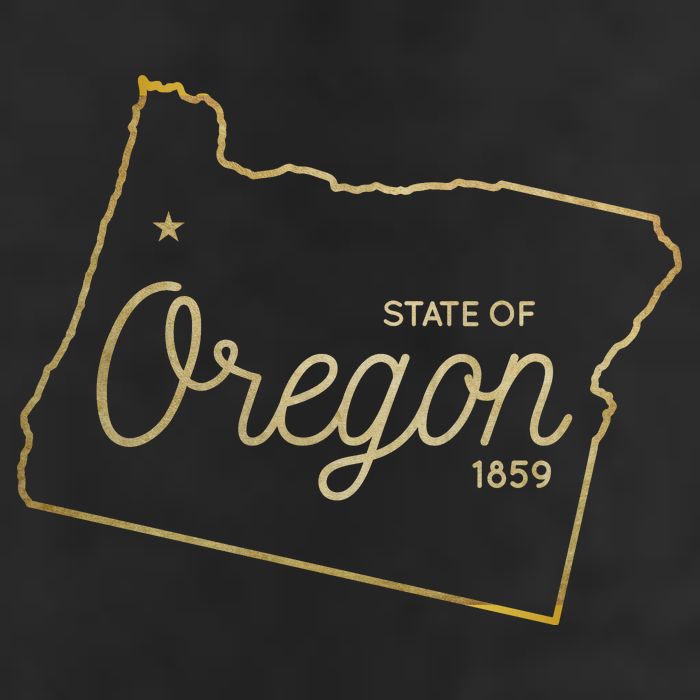 State Of Oregon Est 1859 Cool Comfort Performance Bucket Hat