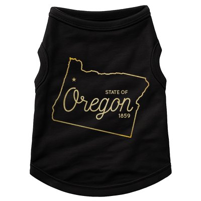 State Of Oregon Est 1859 Doggie Tank