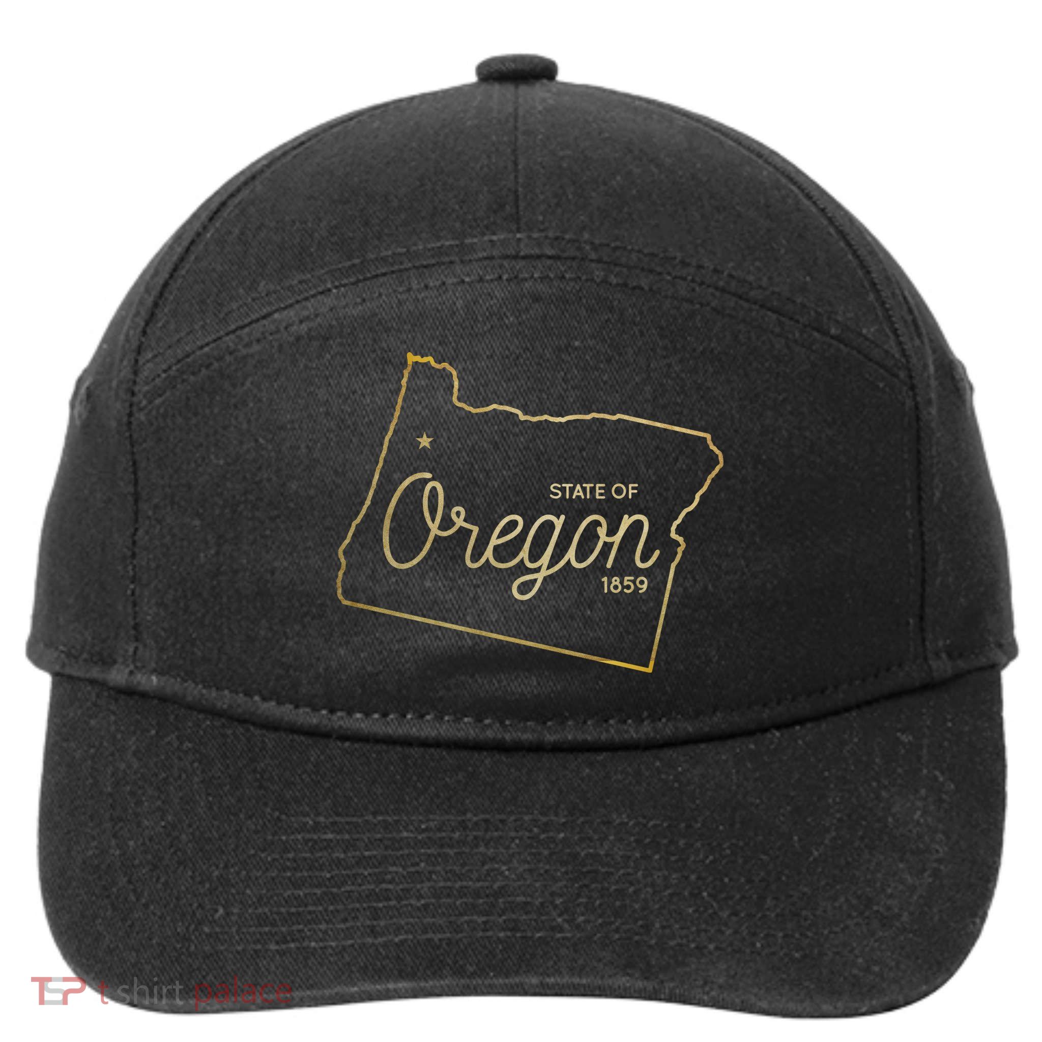 State Of Oregon Est 1859 7-Panel Snapback Hat