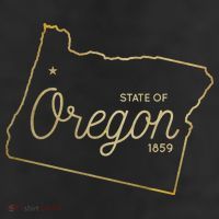 State Of Oregon Est 1859 Adult Drive Performance Visor
