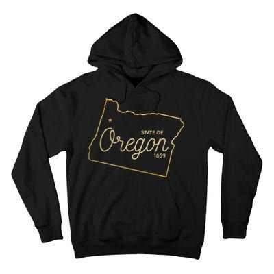 State Of Oregon Est 1859 Tall Hoodie