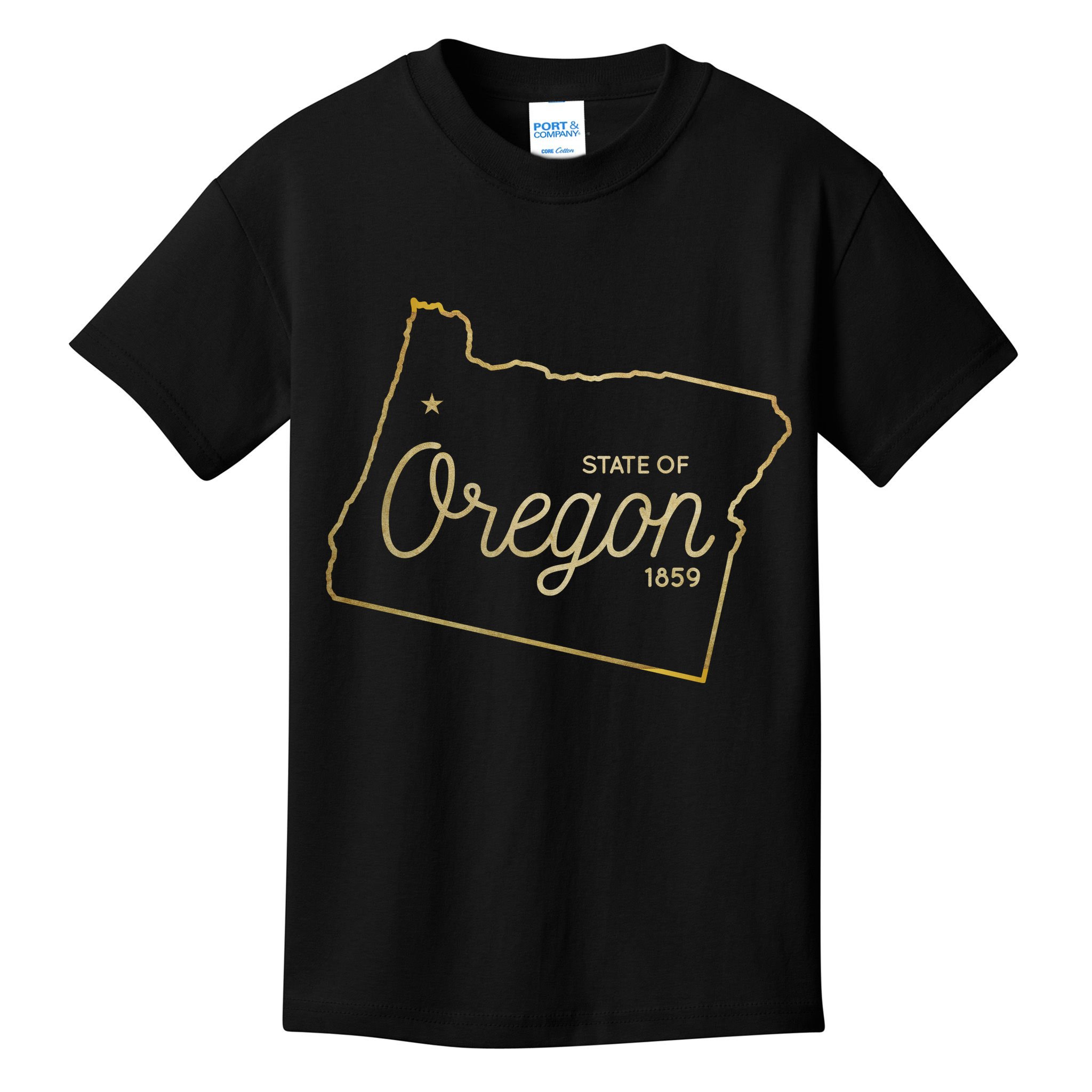State Of Oregon Est 1859 Kids T-Shirt