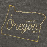 State Of Oregon Est 1859 Cotton Canvas Backpack