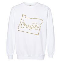 State Of Oregon Est 1859 Garment-Dyed Sweatshirt