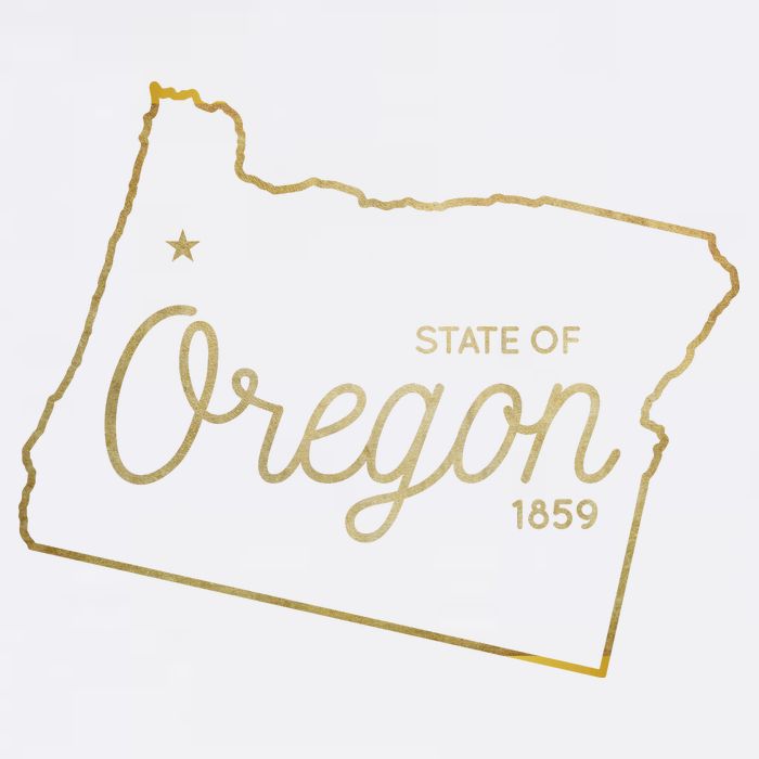 State Of Oregon Est 1859 Garment-Dyed Sweatshirt