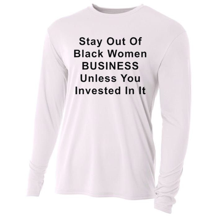 Stay Out Of Black Business Unless You Invested In It Cooling Performance Long Sleeve Crew