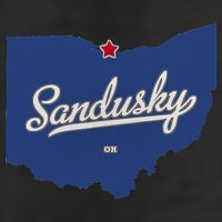 Sandusky Ohio OH Map Cool Comfort Performance Bucket Hat