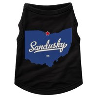 Sandusky Ohio OH Map Doggie Tank