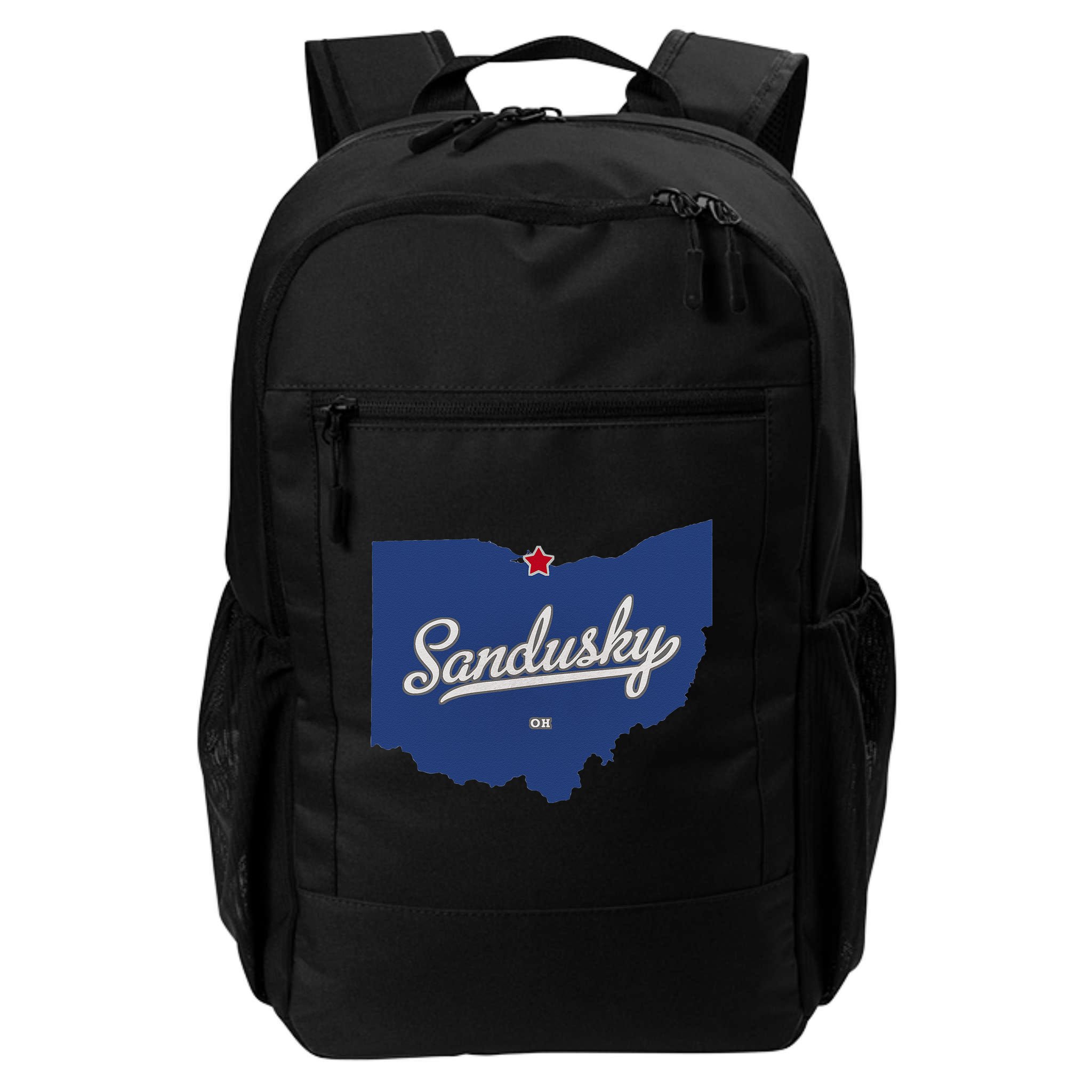 Sandusky Ohio OH Map Backpack