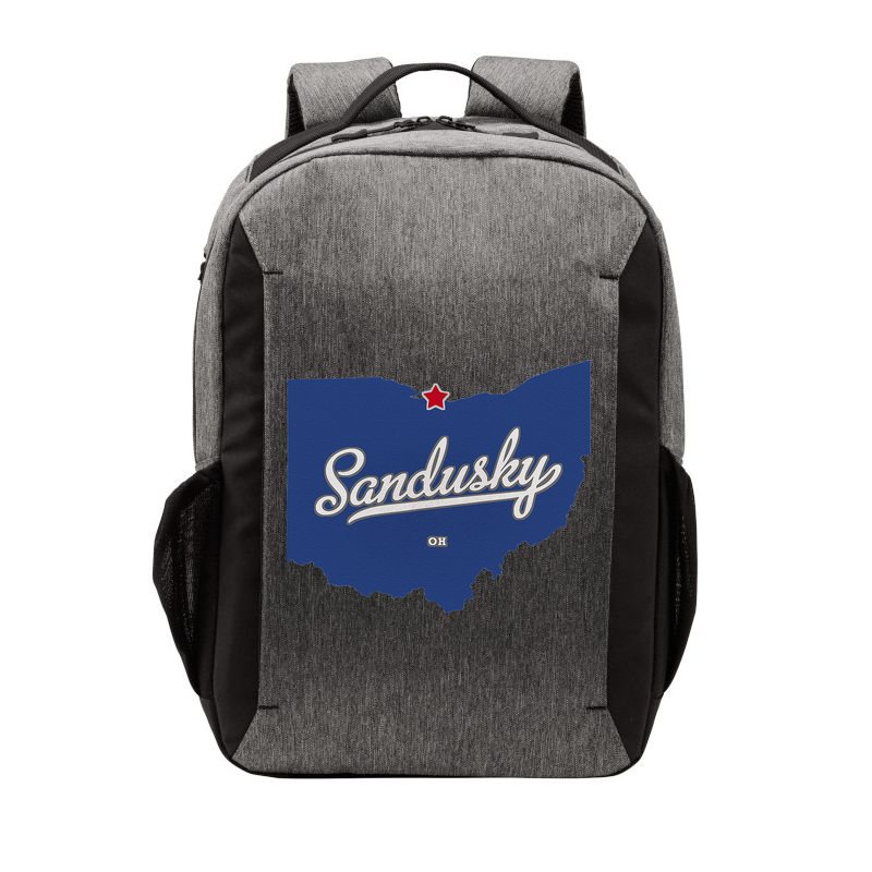 Sandusky Ohio OH Map Vector Backpack