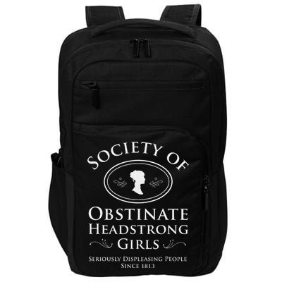 Society Of Obstinate Headstrong Pride And Prejudice Impact Tech Backpack