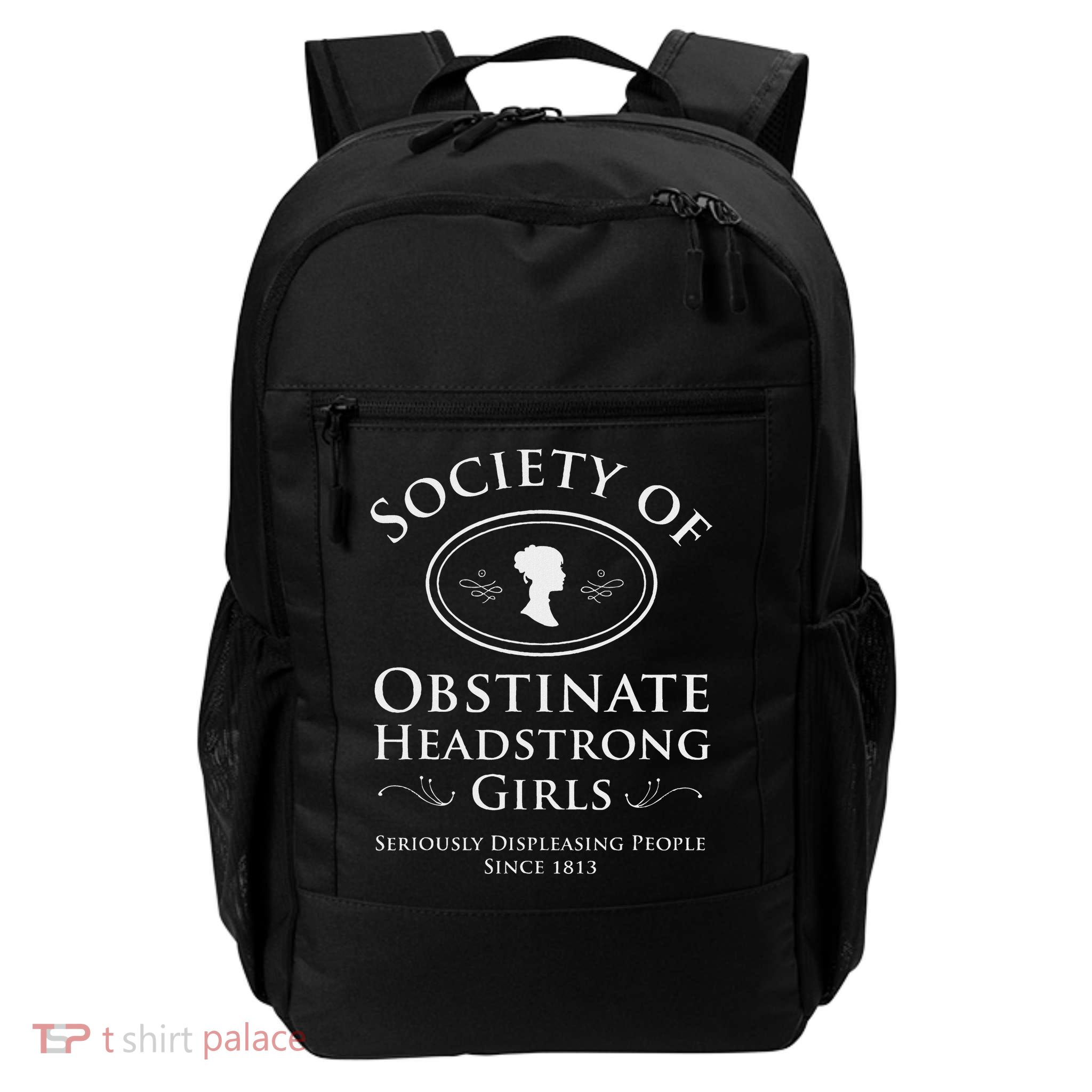 Society Of Obstinate Headstrong Pride And Prejudice Daily Commute Backpack