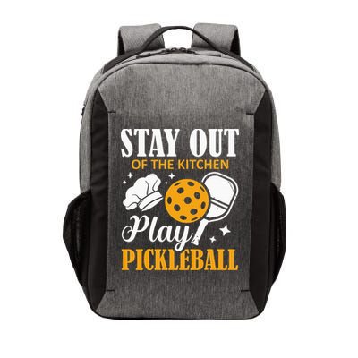 Stay Out Of The Kitchen Play Pickleball Sports Vector Backpack