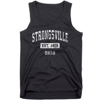 Strongsville Ohio Oh Vintage Established Sports Tank Top