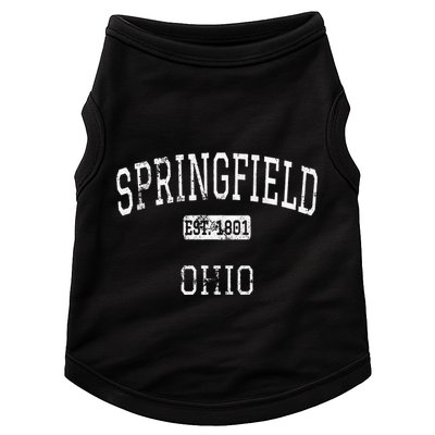 Springfield Ohio OH Vintage Doggie Tank