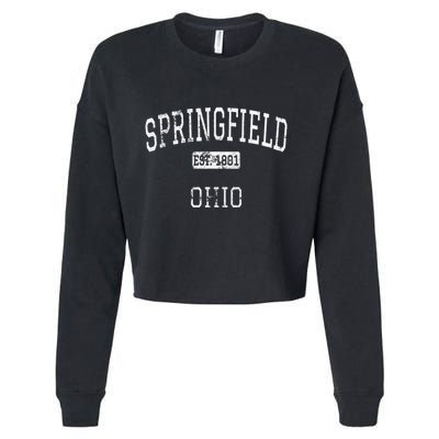 Springfield Ohio OH Vintage Cropped Pullover Crew