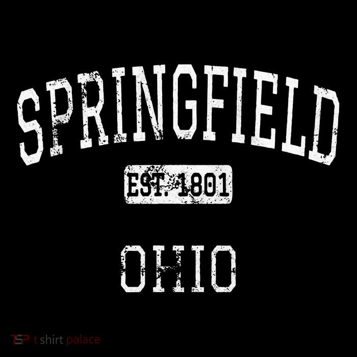 Springfield Ohio OH Vintage Kids T-Shirt