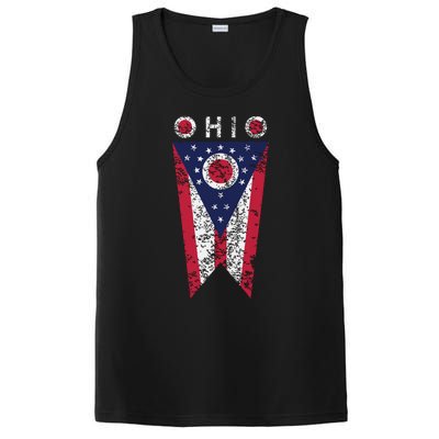 State Of Ohio Burgee Flag The Buckeye State PosiCharge Competitor Tank