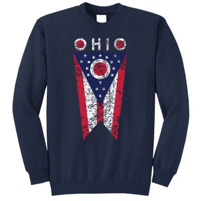 State Of Ohio Burgee Flag The Buckeye State Tall Sweatshirt