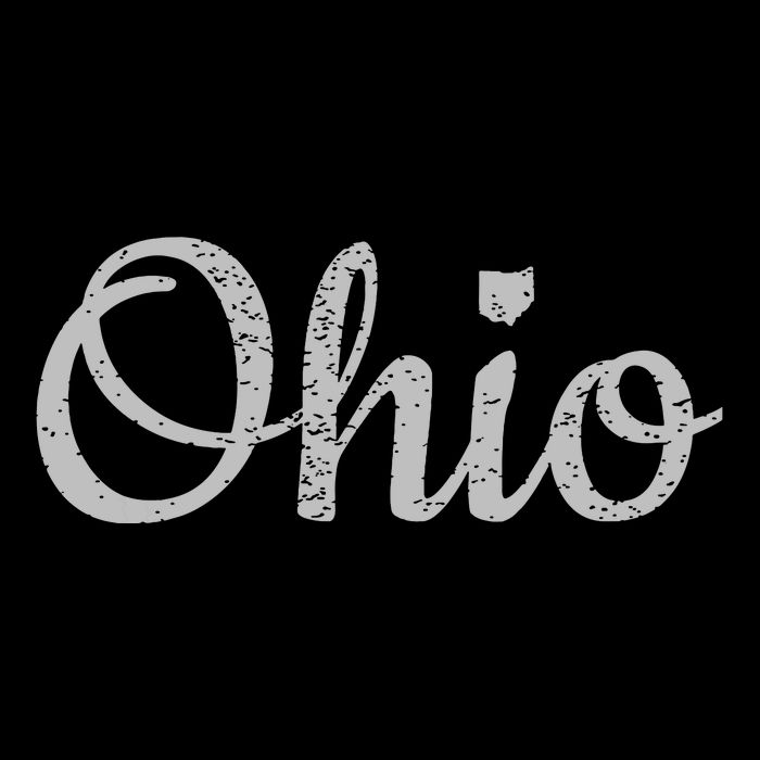State Of Ohio Pride Script Text Distressed Design Gifts 16oz Travel Tumbler