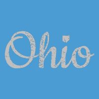 State Of Ohio Pride Script Text Distressed Design Gifts Tie Dye Hoodie