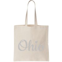 State Of Ohio Pride Script Text Distressed Design Gifts Bag