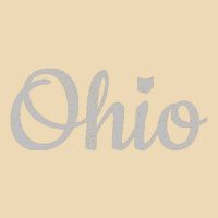 State Of Ohio Pride Script Text Distressed Design Gifts Bag
