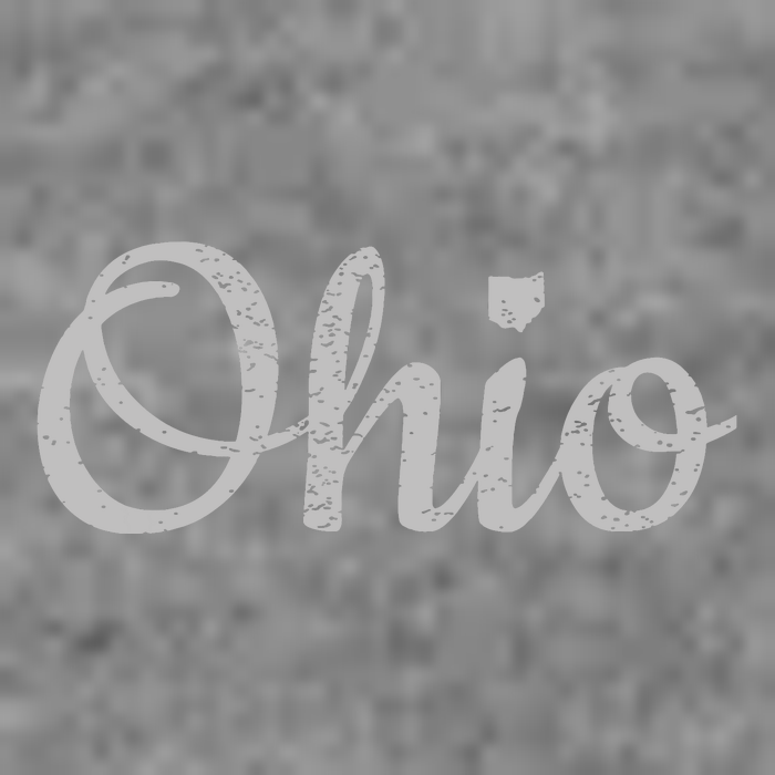 State Of Ohio Pride Script Text Distressed Design Gifts Tall Hoodie