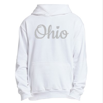 State Of Ohio Pride Script Text Distressed Design Gifts Urban Pullover Hoodie