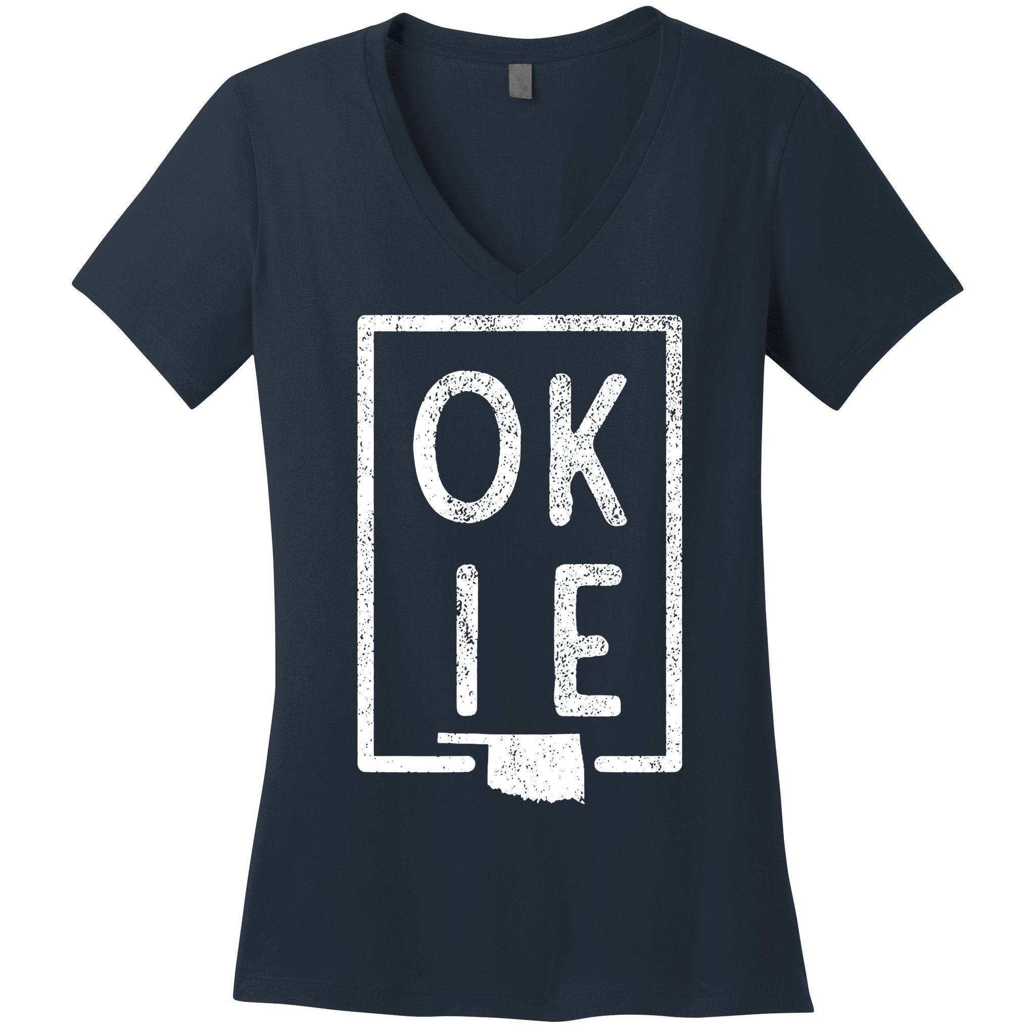 State Of Oklahoma Okie Pride Women's V-Neck T-Shirt