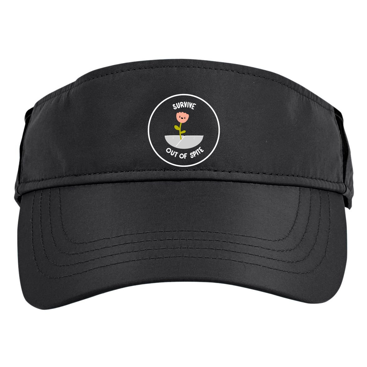 Survive Out Of Spite Dandelion Adult Drive Performance Visor