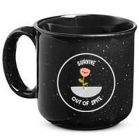 Survive Out Of Spite Dandelion 15oz Campfire Ceramic Mug