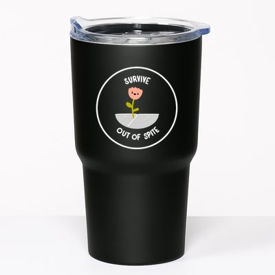 Survive Out Of Spite Dandelion Tumbler